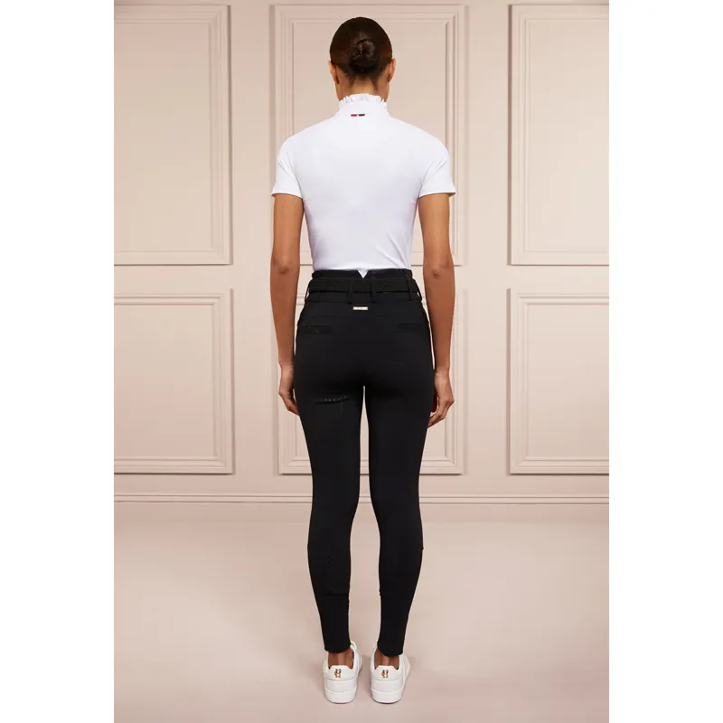 Holland Cooper Premium High Rise Breeches - Black-1